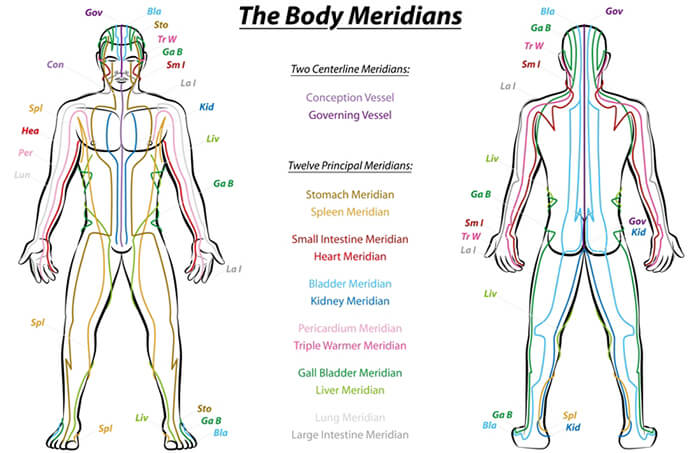 body meridians 